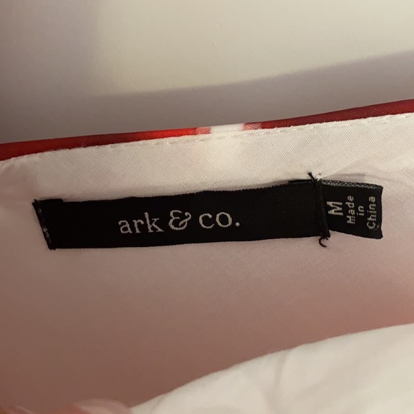 Stunning red and white floral dress - Picture 5 of 7